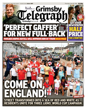 Cover of Grimsby Telegraph