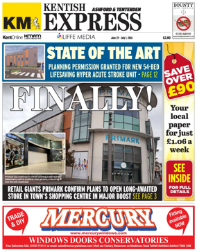Cover of Kentish Express Ashford & District
