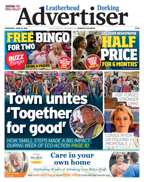 Cover of Leatherhead & Dorking Advertiser