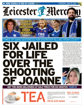 Cover of Leicester Mercury