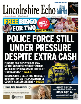 Cover of Lincolnshire Echo