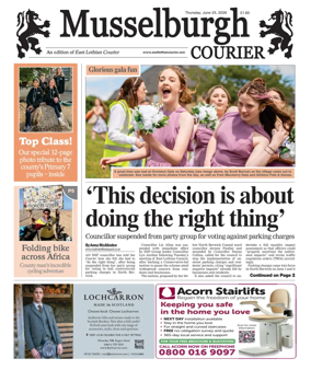 Cover of Musselburgh Courier