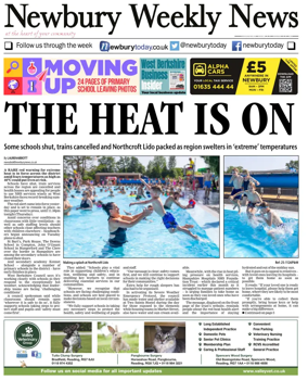 Cover of Newbury Weekly News