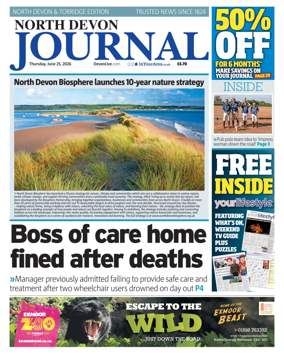 Cover of North Devon Journal