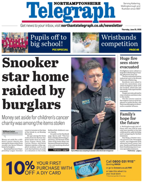 Cover of Northants Evening Telegraph