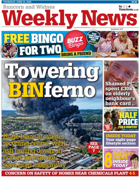 Cover of Runcorn & Widnes Weekly News