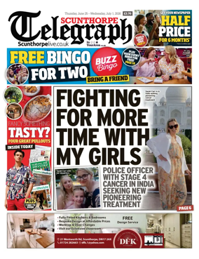 Cover of Scunthorpe Telegraph