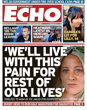 Cover of South Wales Echo