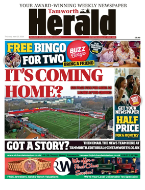 Cover of Tamworth Herald