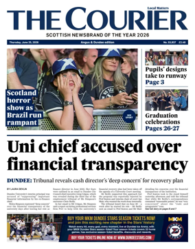 Cover of The Courier & Advertiser (Angus and Dundee)