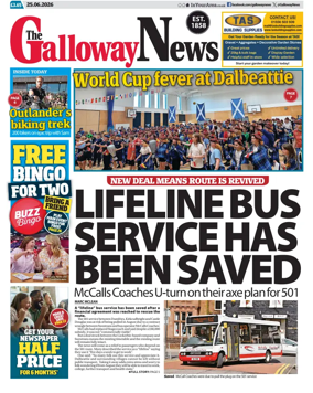 Cover of The Galloway News