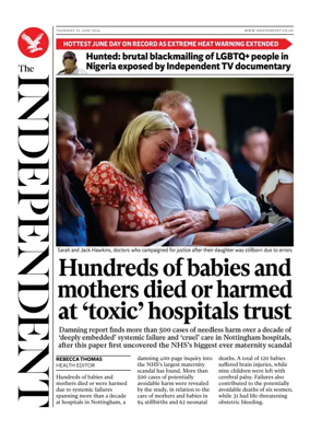 Cover of The Independent