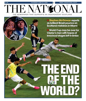 Cover of The National (Scotland)