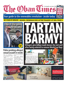 Cover of The Oban Times