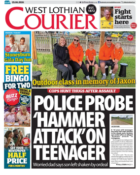 Cover of West Lothian Courier