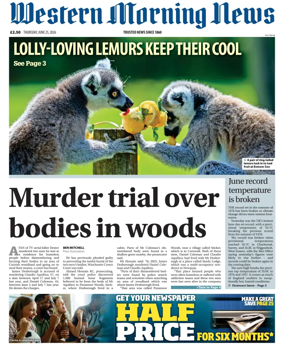 Cover of Western Morning News