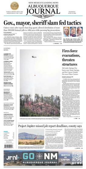 Cover of Albuquerque Journal