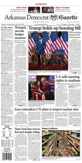 Cover of Arkansas Democrat-Gazette