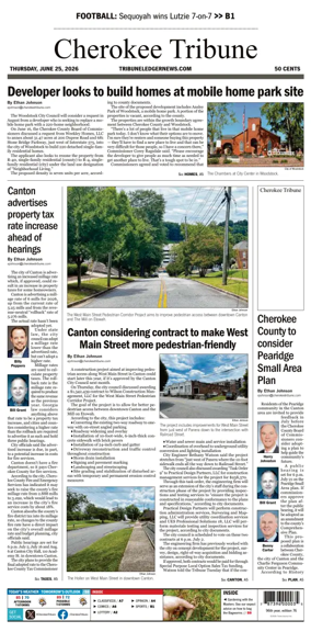 Cover of Cherokee Tribune