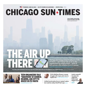 Cover of Chicago Sun-Times