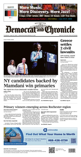 Cover of Democrat and Chronicle