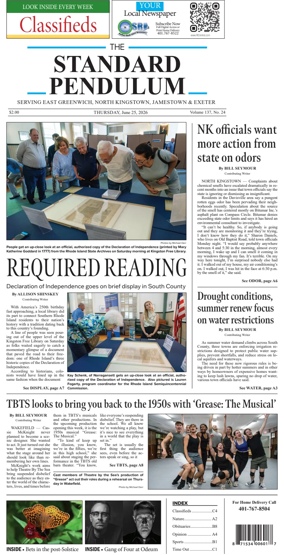 Cover of East Greenwich Pendulum