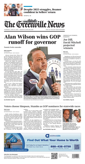 Cover of The Greenville News