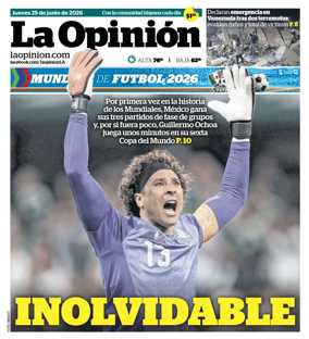 Cover of La Opinion