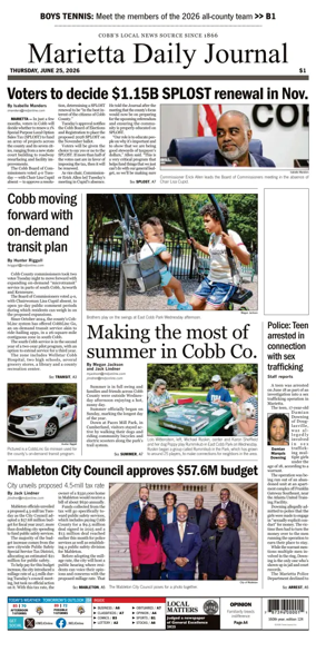 Cover of Marietta Daily Journal