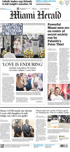 Cover of Miami Herald
