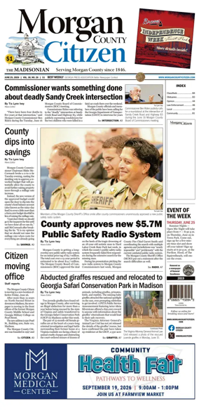 Cover of Morgan County CItizen