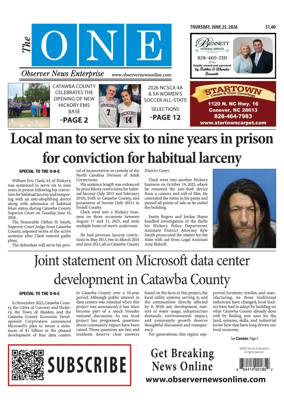 Cover of Observer News Enterprise