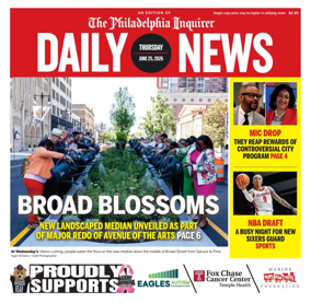 Cover of Philadelphia Daily News
