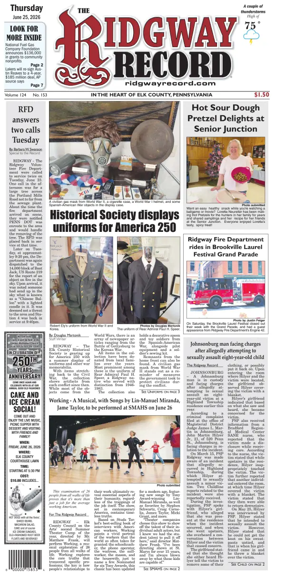 Cover of Ridgway Record