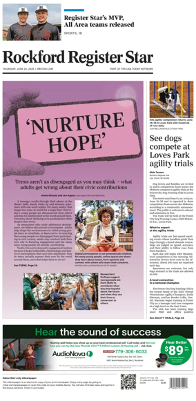 Cover of Rockford Register Star