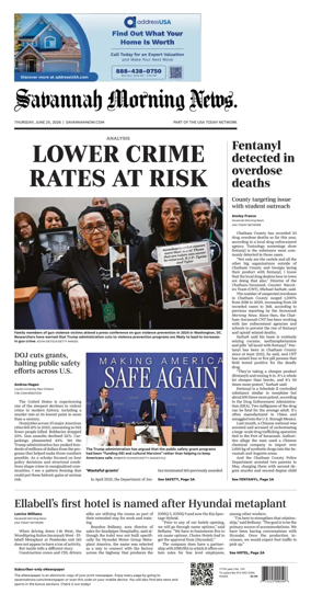 Cover of Savannah Morning News