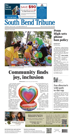 Cover of South Bend Tribune