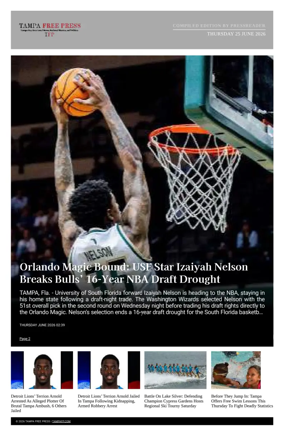 Cover of Tampa Free Press