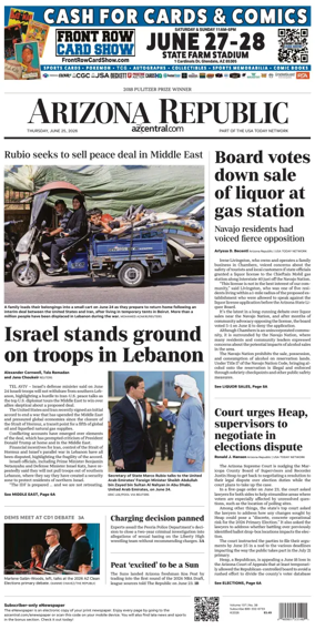 Cover of The Arizona Republic