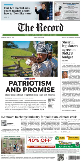 Cover of The Bergen Record