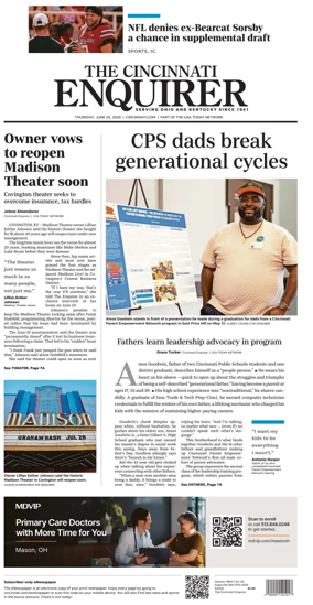 Cover of The Cincinnati Enquirer