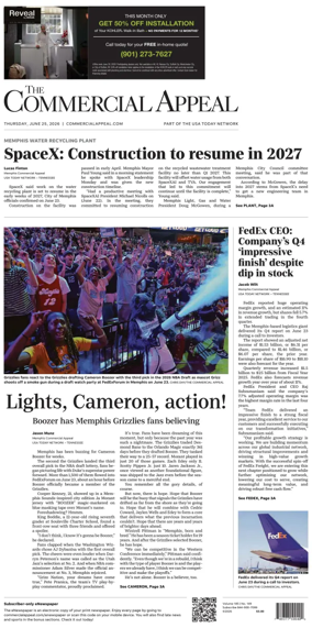 Cover of The Commercial Appeal