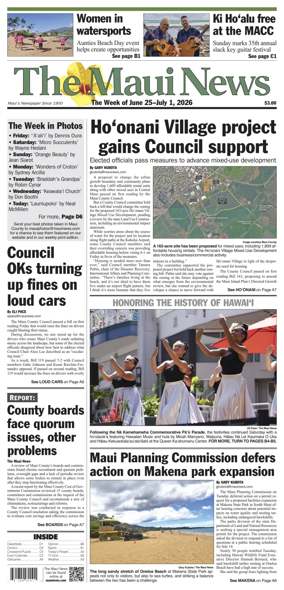 Cover of The Maui News - Weekender