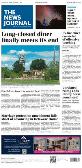 Cover of The News Journal