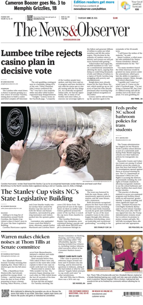 Cover of The News & Observer