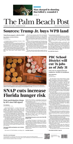 Cover of The Palm Beach Post