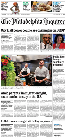 Cover of The Philadelphia Inquirer