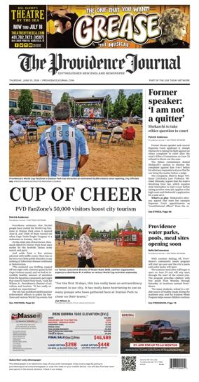 Cover of The Providence Journal