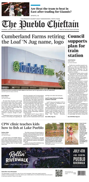 Cover of The Pueblo Chieftain
