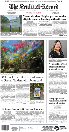 Cover of The Sentinel-Record